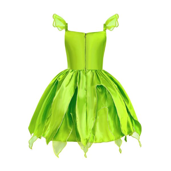 Costum Tinker Bell cu accesorii pentru fete - imagine 5