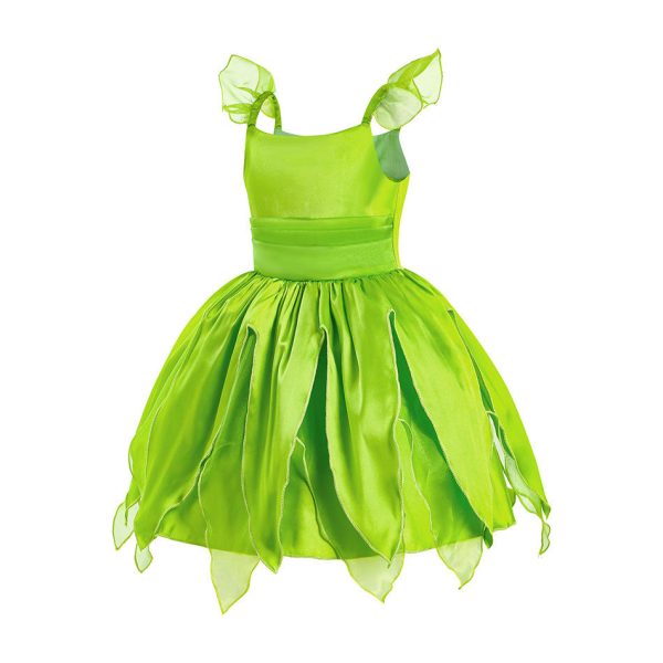 Costum Tinker Bell cu accesorii pentru fete - imagine 4