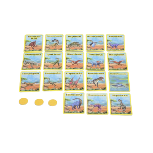 Carte magnetica cu puzzle dinozauri, joc educativ si interactiv pentru copii, 3+ - imagine 2