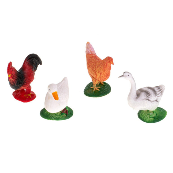 Set de 12 figurine cu animale domestice de la Ferma – Farm Animals, 7-12 cm - imagine 5