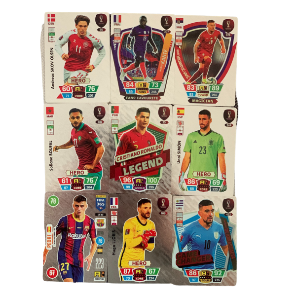 Set 165 catonase cu fotbalisti, gold, black, silver, World Football Stars - imagine 3