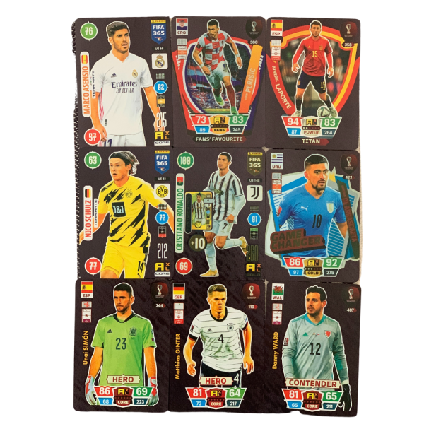 Set 165 catonase cu fotbalisti, gold, black, silver, World Football Stars - imagine 4