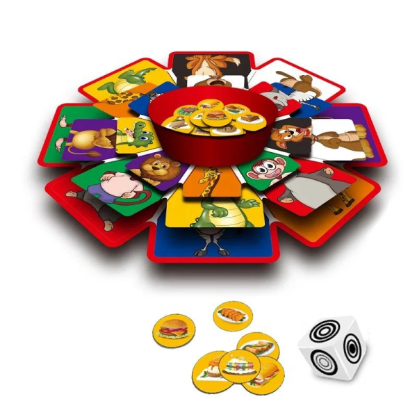 Joc interactiv si educativ pentru copii, Rotating Puzzle, 41 accesorii, board game - imagine 4