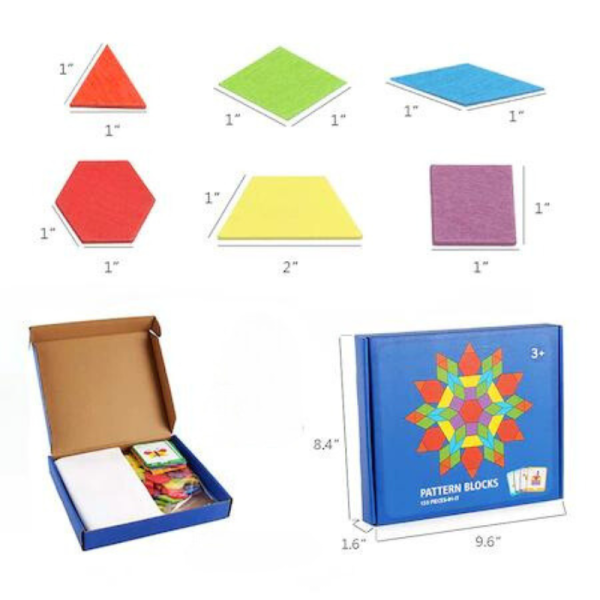 Joc educativ si creativ pentru copii, Tangram cu 155 piese multicolore si 24 carduri model - imagine 3