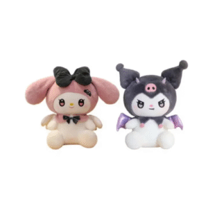 Set 2 papusi de plus Kuromi, 25 cm