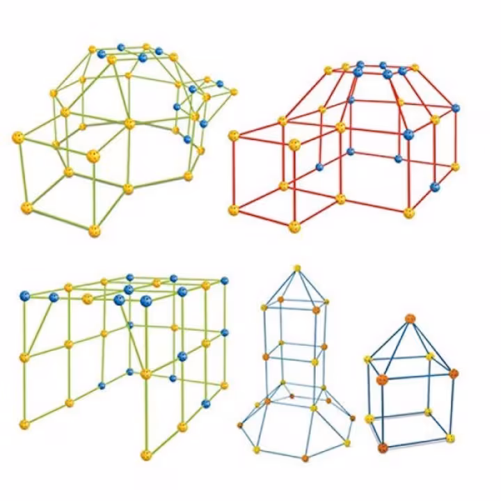 Kit de constructie Cortul fosforescent, Stuniko® Joc interactiv pentru copii, 3 ani+ - imagine 5