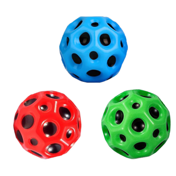 Set 3 Mingi saltarete pentru copii, jucarii interactive, HI Bounce Ball, 7 cm