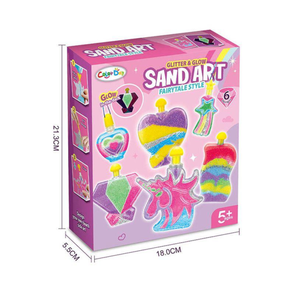 Joc interactiv de creatie cu nisip pentru copii, Sand Art, 5+ - imagine 5