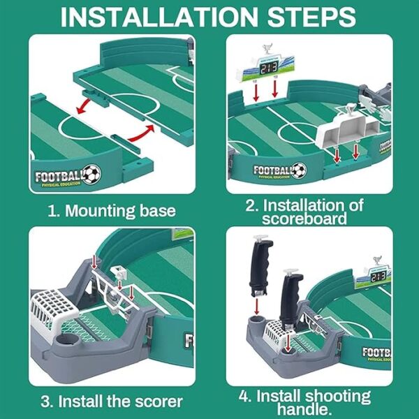 Fotbal de masa interactiv pentru copii si adulti,  ABS de inalta calitate, contine 2 mingi, 3 ani+ - imagine 2