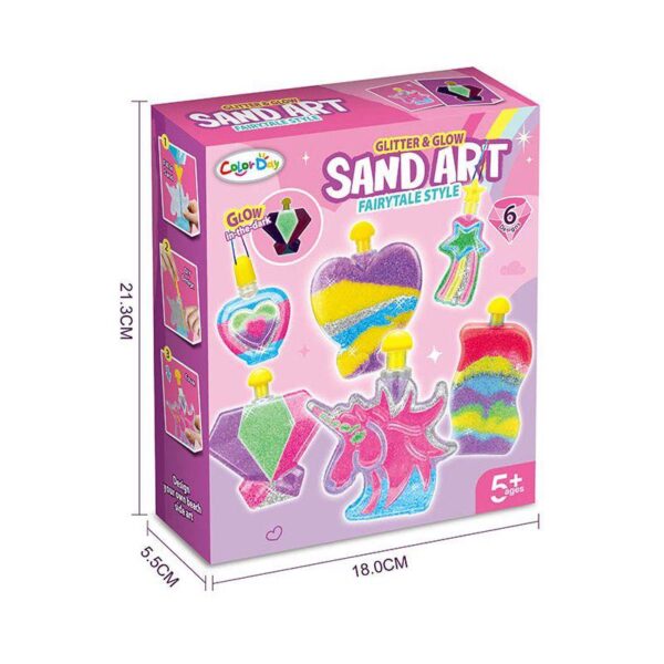 Joc interactiv de creatie cu nisip pentru copii, Sand Art, 5+ - imagine 2