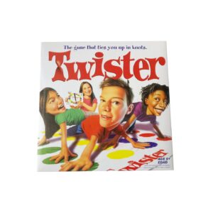 Joc Interactiv Twister, Dezvolta Echilibrul si Coordonarea, Ideal pentru Petreceri si Familie, Include Saltea de Joc si Ruleta, 2-4 Jucatori, Multicolor, 6 Ani+