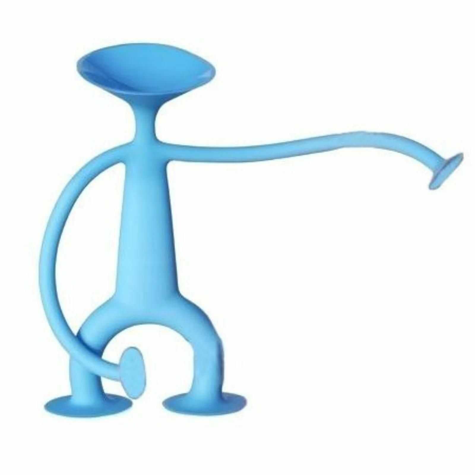 Set 2 Omuleți Flexibili cu Ventuze din Silicon – Jucărie Senzorială Antistres Montessori, Figurine Elastice pentru Dezvoltarea Motricității și Creativității, 3+ Ani - imagine 9